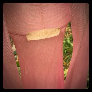 Vintage Valentino silk and lace top